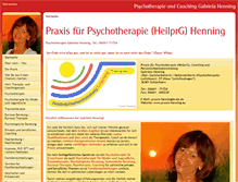 Tablet Screenshot of praxis-henning.eu